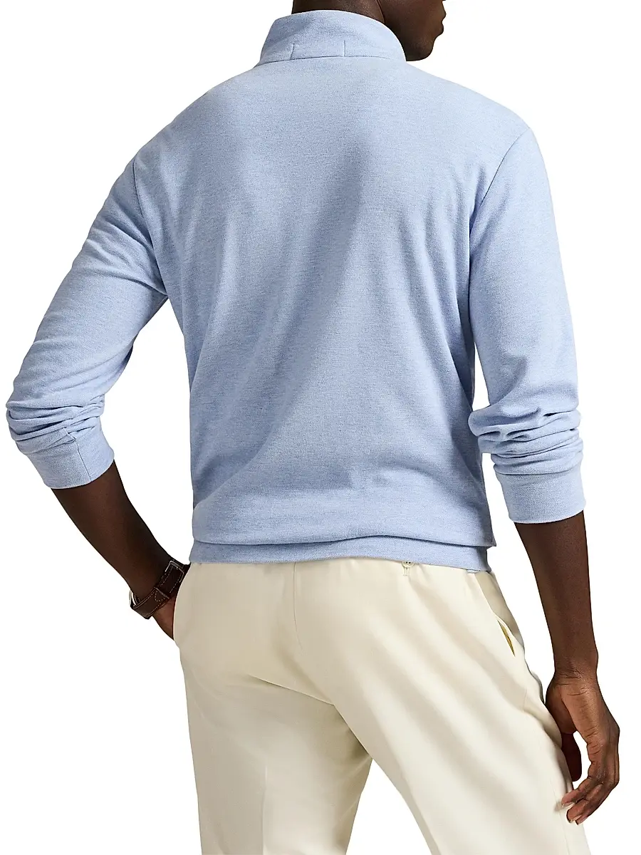 Polo Ralph Lauren Men's Luxury Texture Quarter-Zip Pullover | Thumbnail 4 Polo Ralph Lauren Men's Luxury Texture Quarter-Zip Pullover | Thumbnail 4