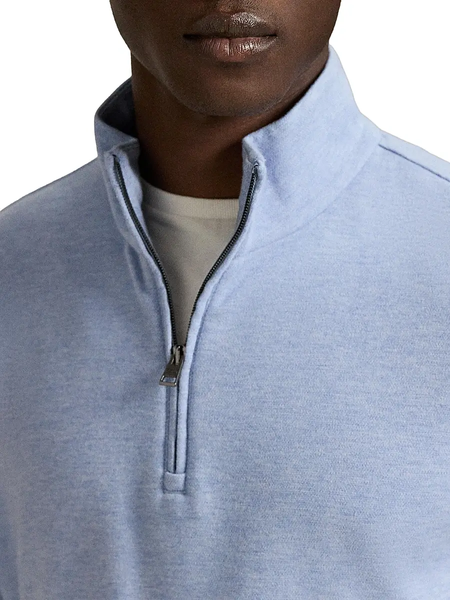 Polo Ralph Lauren Men's Luxury Texture Quarter-Zip Pullover | Thumbnail 5 Polo Ralph Lauren Men's Luxury Texture Quarter-Zip Pullover | Thumbnail 5
