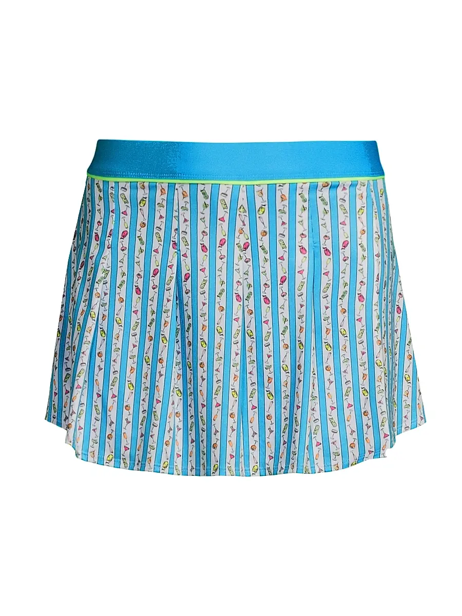 Lucky in Love Women's Mini Bar Pleat Skort | Image 1 Lucky in Love Women's Mini Bar Pleat Skort | Image 1