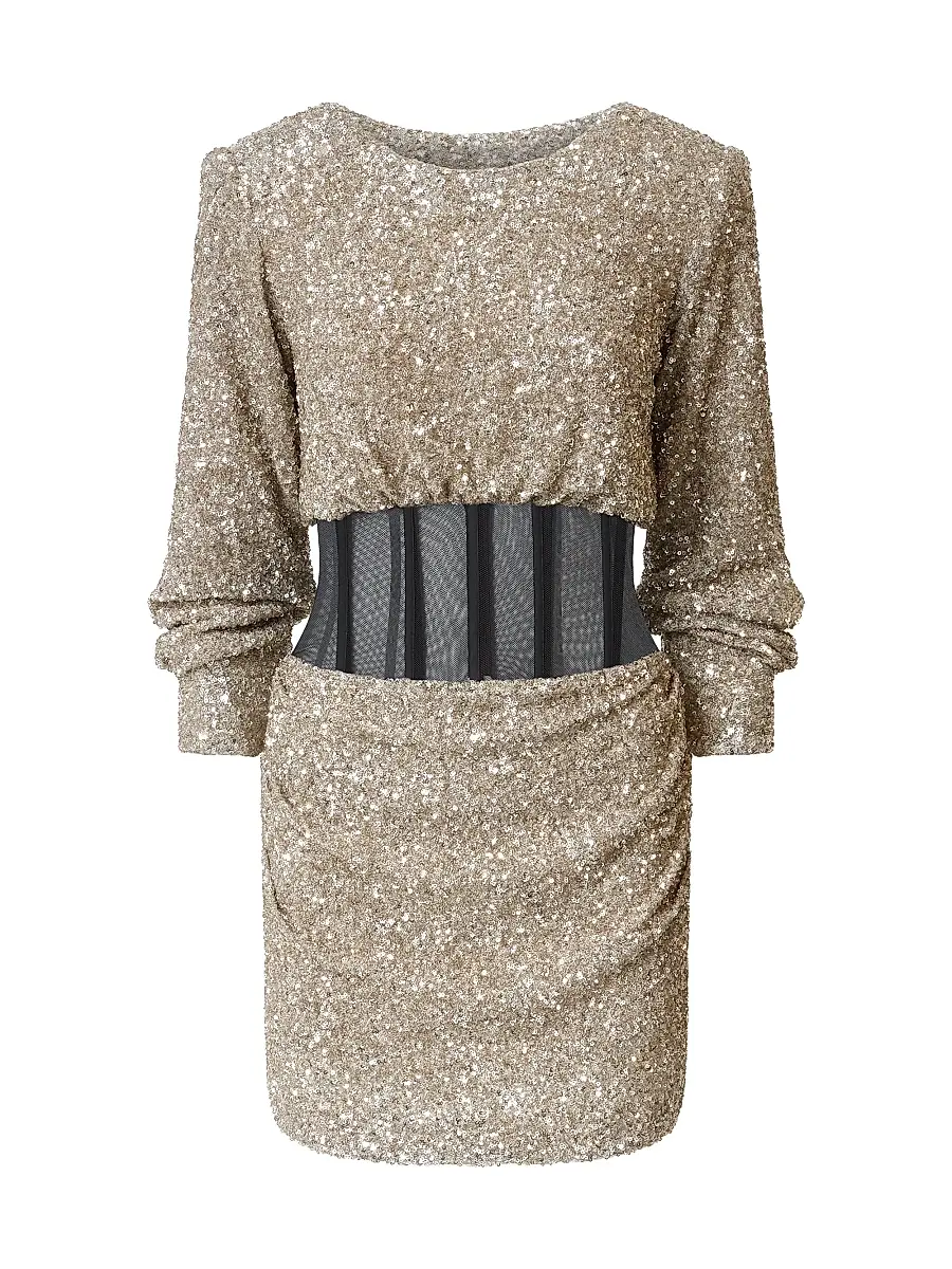BCBGMAXAZRIA Women's Cassia Embellished Minidress