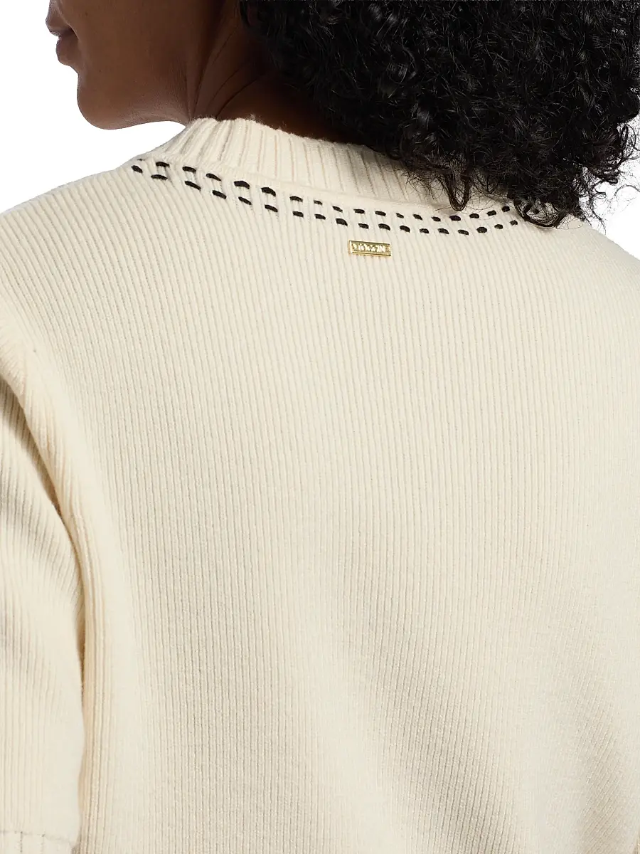 Toccin Women's Kelly Wool-Cashmere Short-Sleeve Sweater | Thumbnail 6 Toccin Women's Kelly Wool-Cashmere Short-Sleeve Sweater | Thumbnail 6