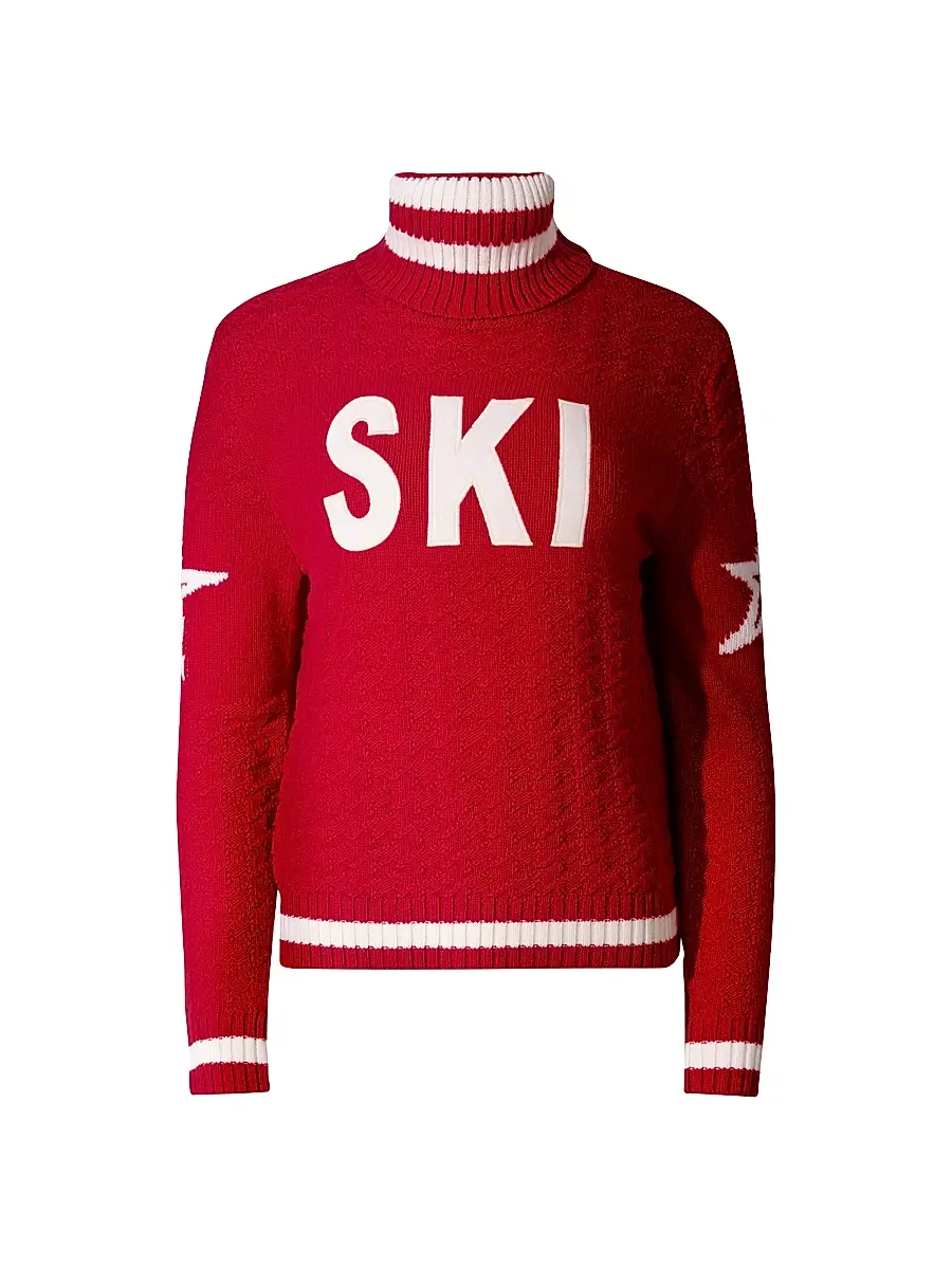 Perfect Moment Women's Glacier Wool Turtleneck Sweater