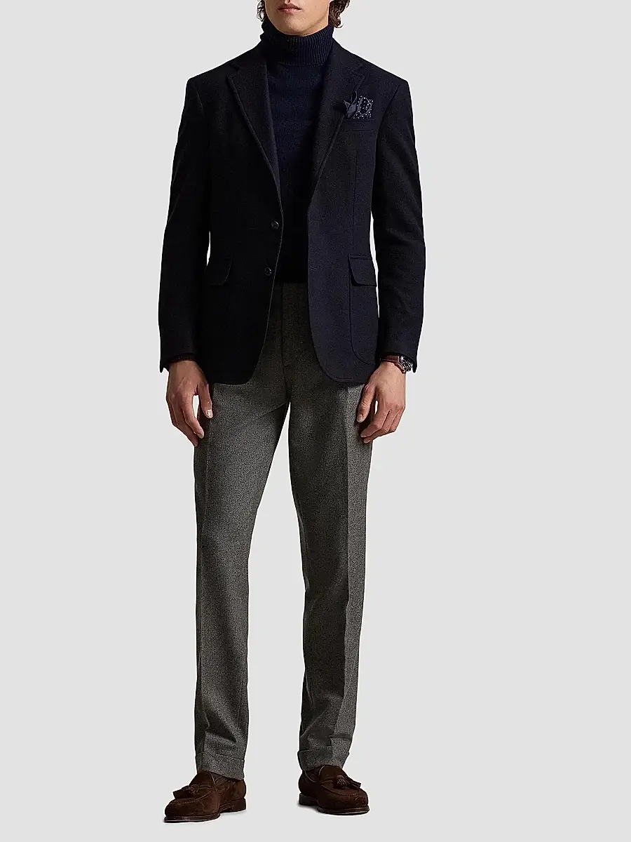 Polo Ralph Lauren Men's Cashmere Single-Breasted Blazer | Thumbnail 2 Polo Ralph Lauren Men's Cashmere Single-Breasted Blazer | Thumbnail 2