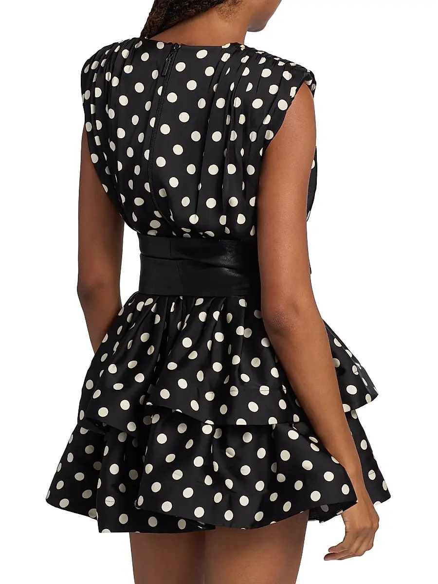 Bronx and Banco Women's Riley Polka Dot Ruffle Minidress | Thumbnail 5 Bronx and Banco Women's Riley Polka Dot Ruffle Minidress | Thumbnail 5