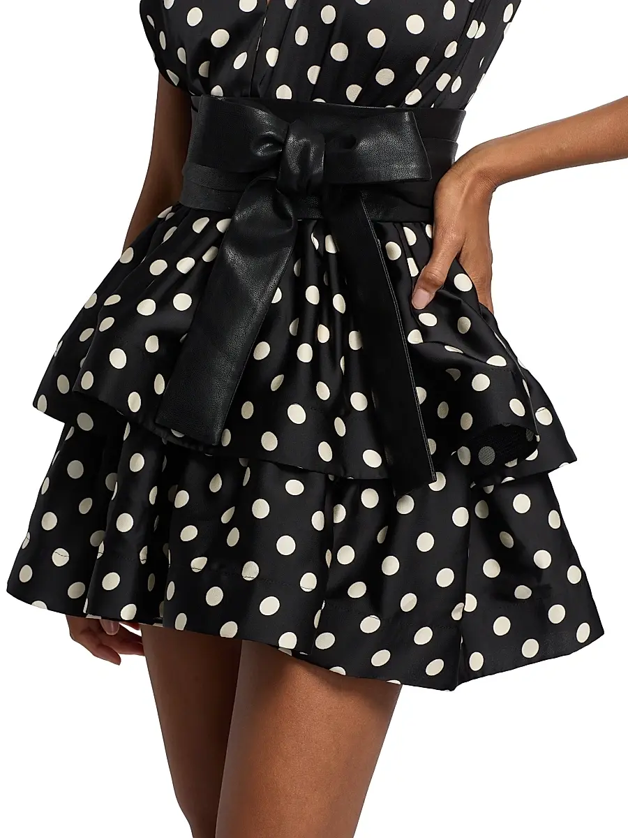 Bronx and Banco Women's Riley Polka Dot Ruffle Minidress | Thumbnail 6 Bronx and Banco Women's Riley Polka Dot Ruffle Minidress | Thumbnail 6
