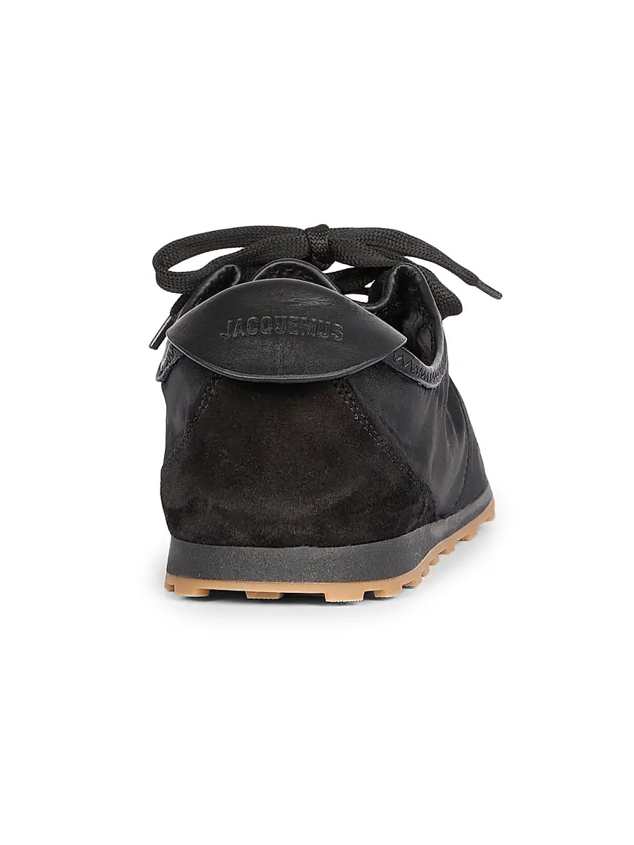 Jacquemus Men's Tennis Low-Top Shoes - Black | Thumbnail 3