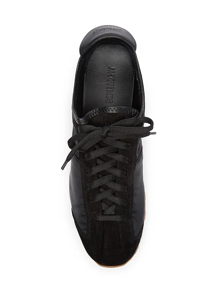 Jacquemus Men's Tennis Low-Top Shoes - Black | Thumbnail 4