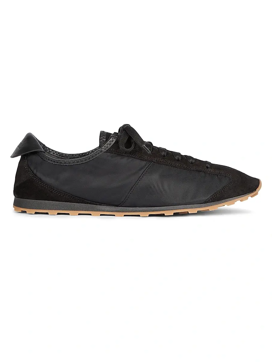 Jacquemus Men's Tennis Low-Top Shoes - Black | Image 1 Jacquemus Men's Tennis Low-Top Shoes - Black | Image 1