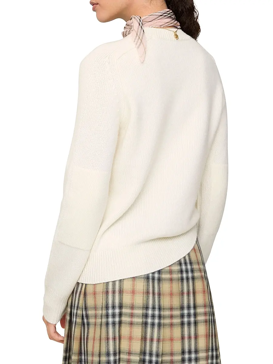 Burberry Women's Constance Logo Stretch-Cashmere Sweater | Thumbnail 3 Burberry Women's Constance Logo Stretch-Cashmere Sweater | Thumbnail 3