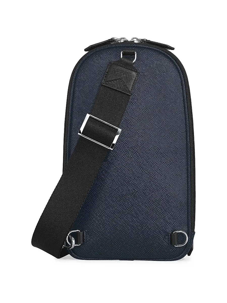 Montblanc Men's Sartorial Leather Sling Backpack | Thumbnail 2