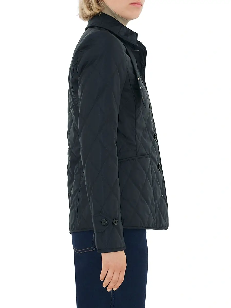 Burberry Women's Fernleigh Quilted Thermoregulated Jacket | Thumbnail 4 Burberry Women's Fernleigh Quilted Thermoregulated Jacket | Thumbnail 4