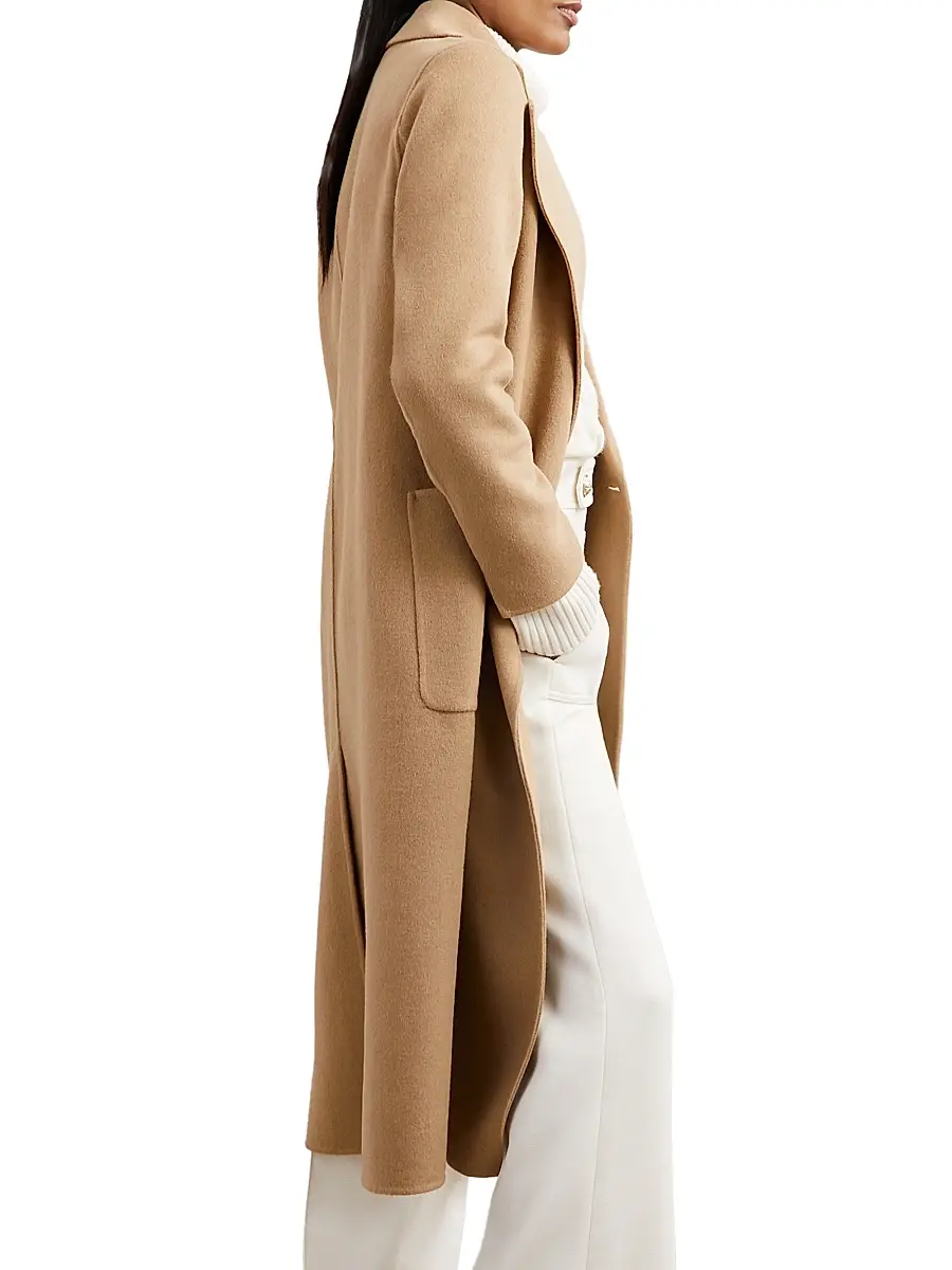 Reiss Women's Lucia Double-Breasted Blindseam Coat | Thumbnail 3 Reiss Women's Lucia Double-Breasted Blindseam Coat | Thumbnail 3