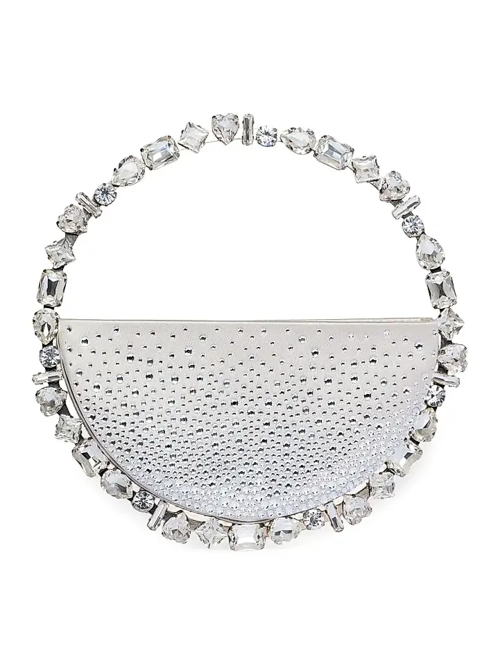 Women's Taliya Eternity Embellished Satin Clutch