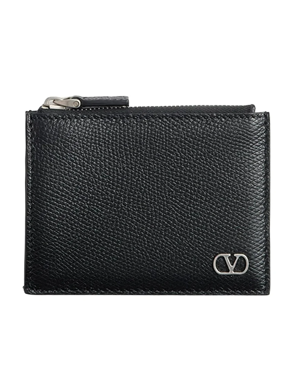 Men's VLogo Signature Grainy Calfskin Card Holder Men's VLogo Signature Grainy Calfskin Card Holder