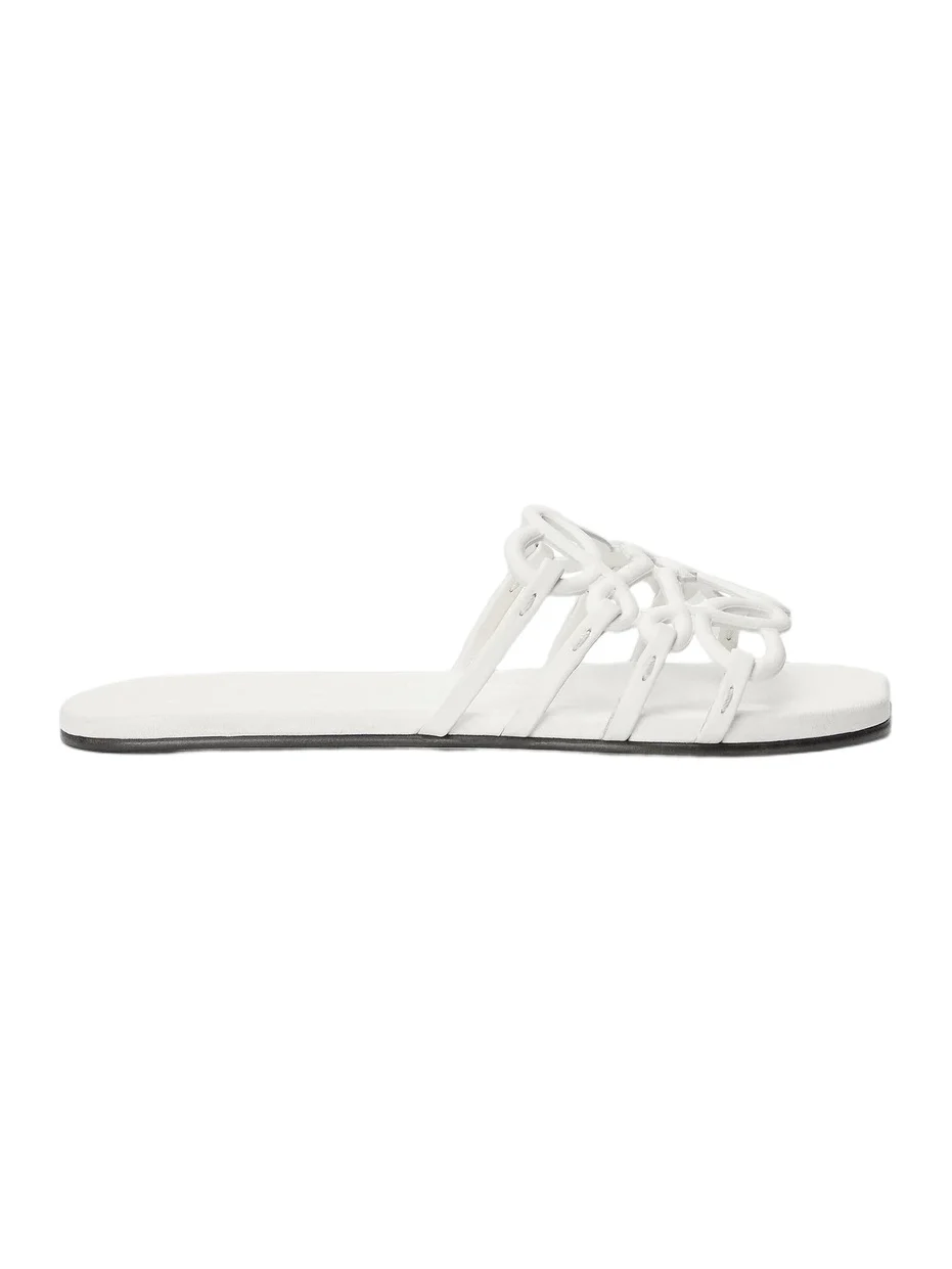 Women's x Paula's Ibiza Petal Anagram Leather Slides Women's x Paula's Ibiza Petal Anagram Leather Slides