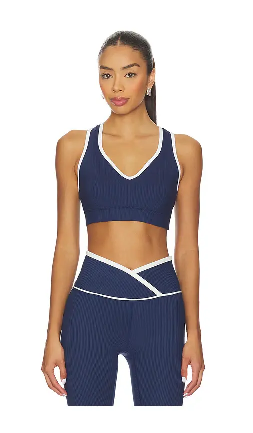 YEAR OF OURS Ribbed V Sports Bra | Image 1 YEAR OF OURS Ribbed V Sports Bra | Image 1