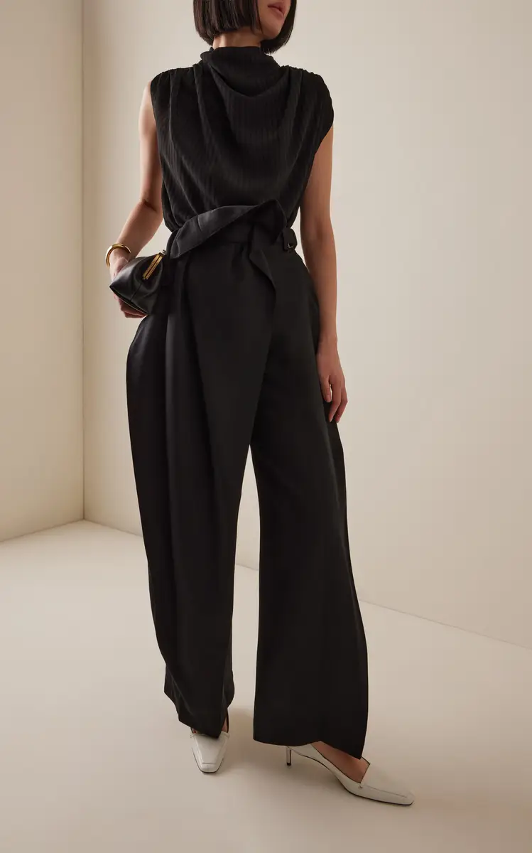 JW Anderson Fold-Over Wool Trousers | Thumbnail 2