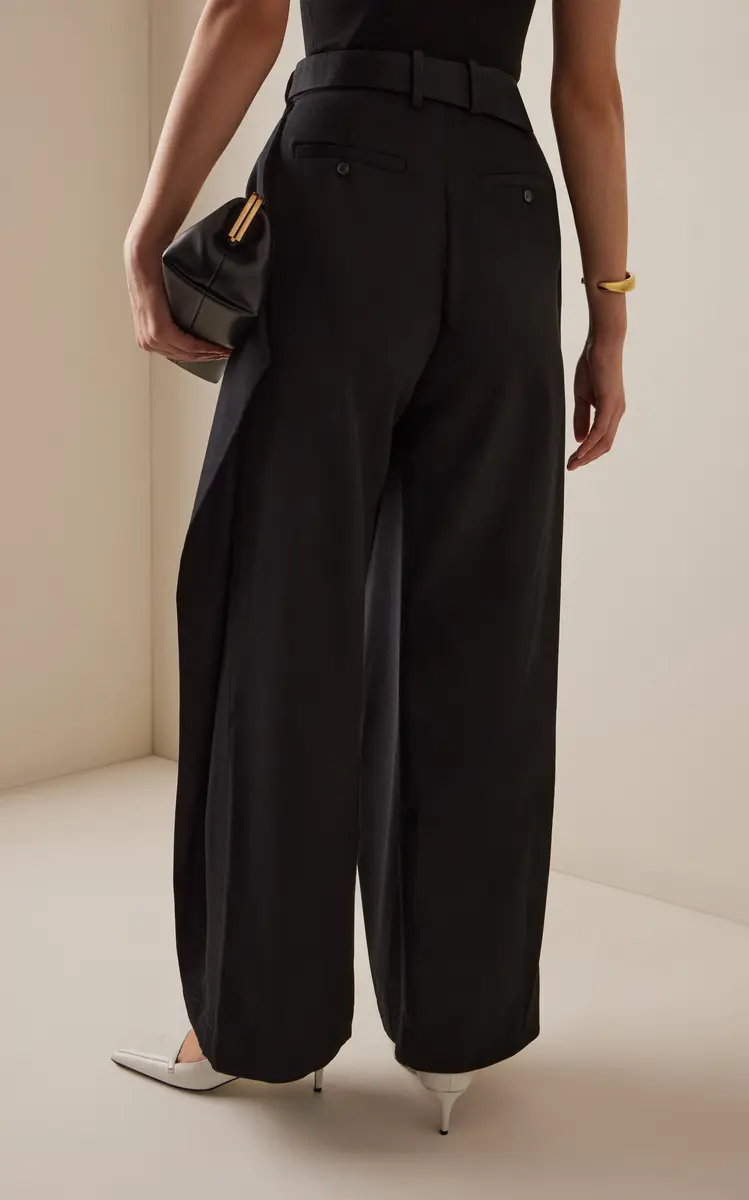 JW Anderson Fold-Over Wool Trousers | Thumbnail 4