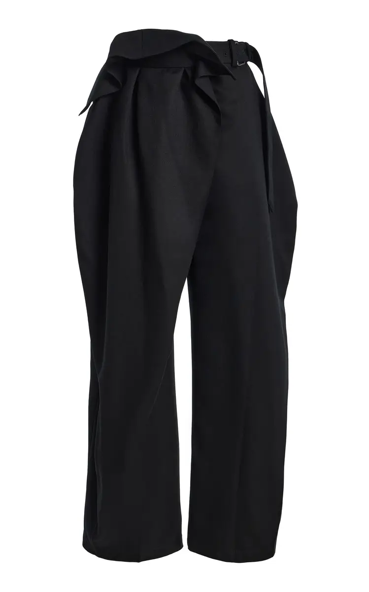 Fold-Over Wool Trousers Fold-Over Wool Trousers