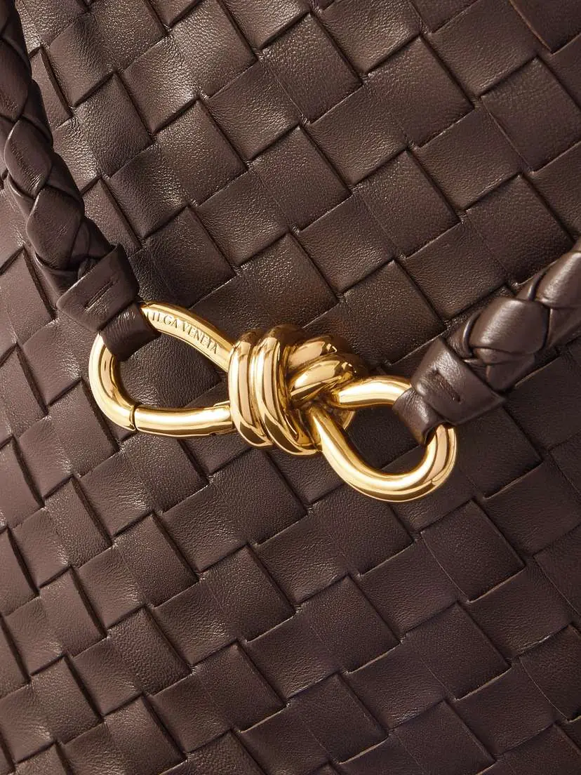 Bottega Veneta Andiamo Intrecciato Leather Bucket Bag | Thumbnail 4