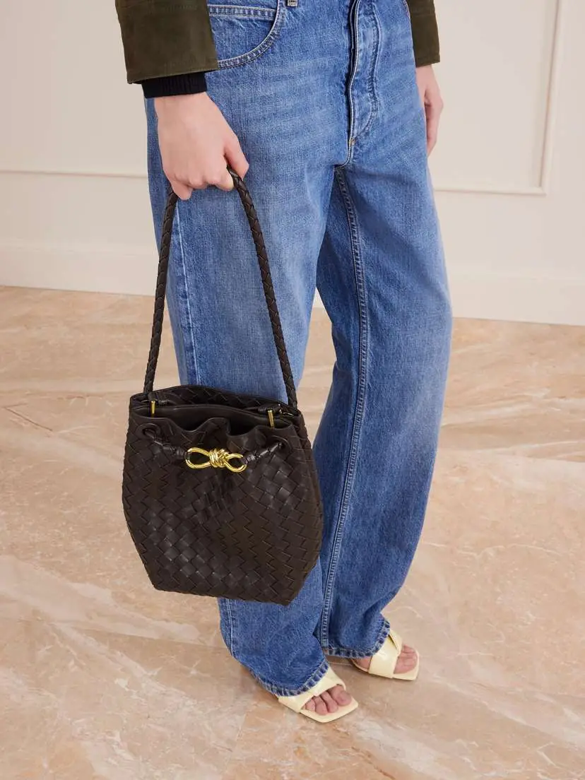 Bottega Veneta Andiamo Intrecciato Leather Bucket Bag | Thumbnail 6