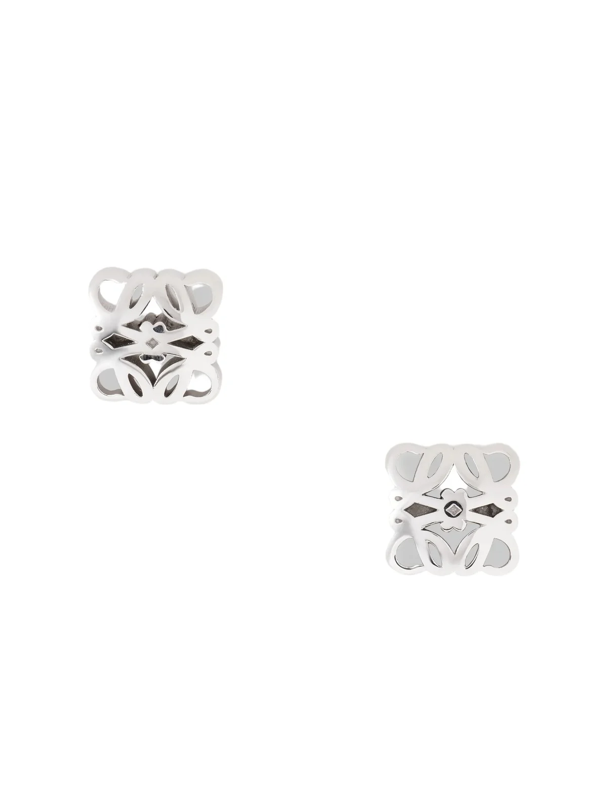 Bombe Anagram Silver Earrings