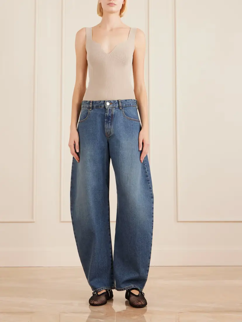 Alaïa Ribbed Jersey Bodysuit | Thumbnail 2