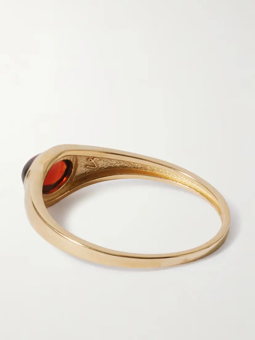 Loren Stewart 14-karat Gold Garnet Ring | Thumbnail 3
