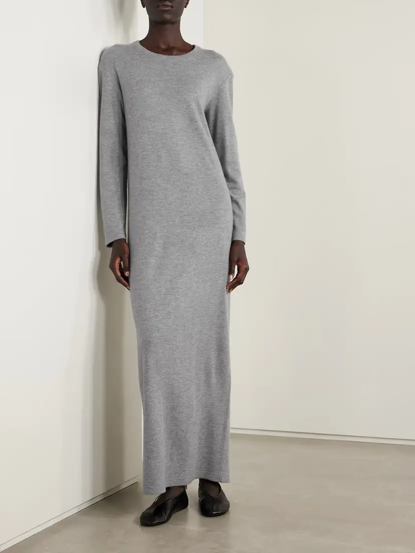 The Row Aline Cashmere Maxi Dress | Thumbnail 2 The Row Aline Cashmere Maxi Dress | Thumbnail 2