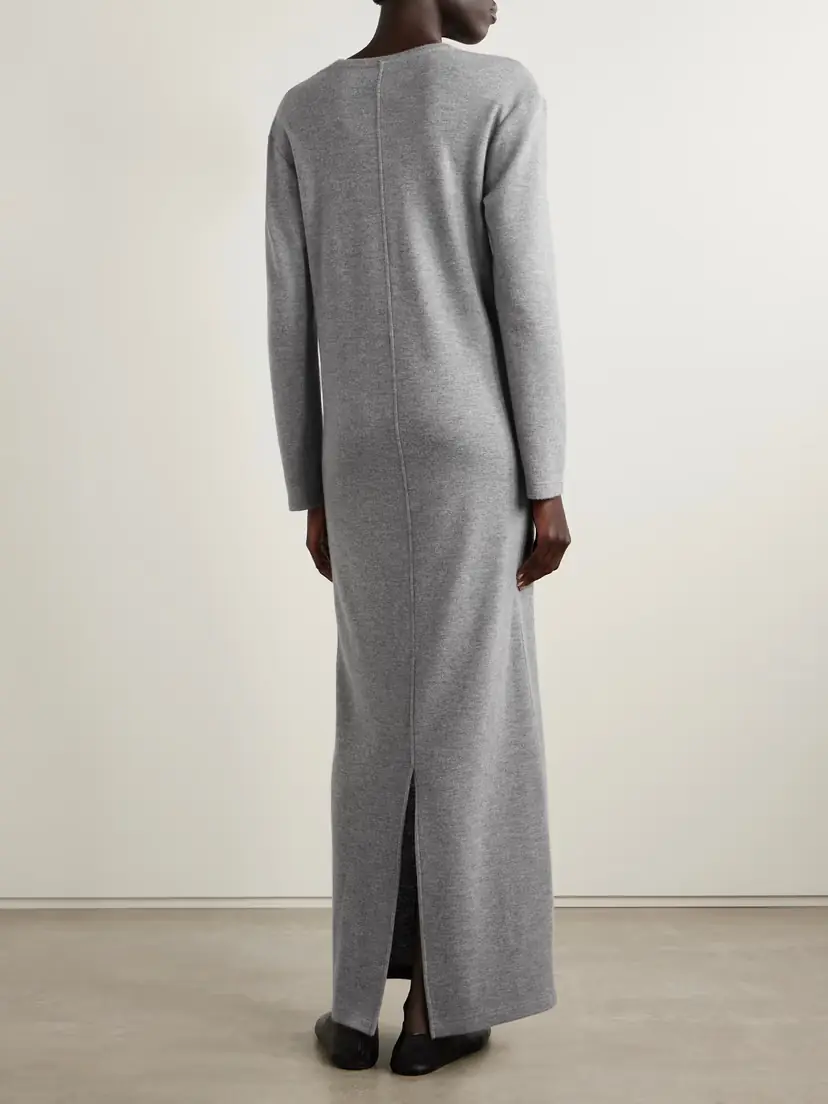 The Row Aline Cashmere Maxi Dress | Thumbnail 3 The Row Aline Cashmere Maxi Dress | Thumbnail 3