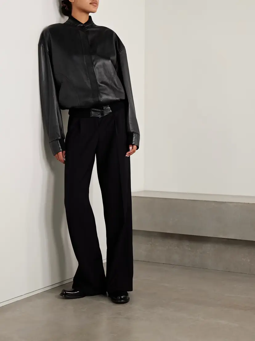 The Row Elenora Leather Jacket | Thumbnail 2
