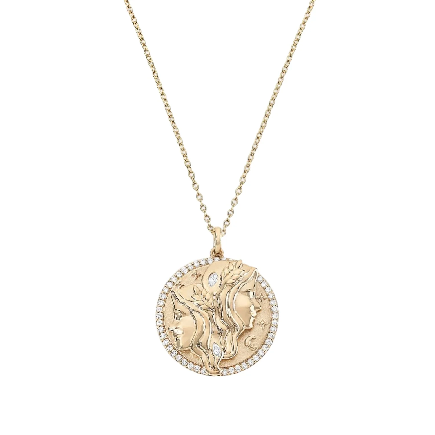 Stephanie Gottlieb Gemini Token Zodiac Necklace