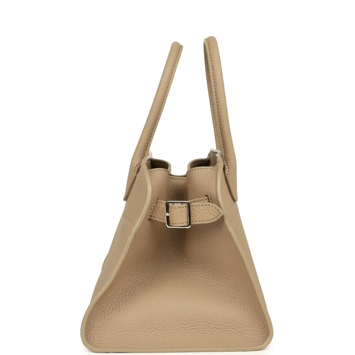 The Row The Row Soft Margaux 10 Bag Dark Taupe Calfskin Silver Hardware | Thumbnail 4 The Row The Row Soft Margaux 10 Bag Dark Taupe Calfskin Silver Hardware | Thumbnail 4