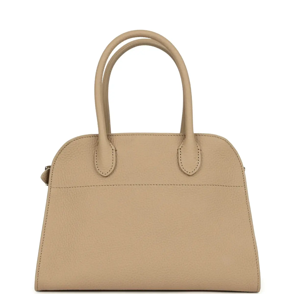 The Row The Row Soft Margaux 10 Bag Dark Taupe Calfskin Silver Hardware | Thumbnail 5 The Row The Row Soft Margaux 10 Bag Dark Taupe Calfskin Silver Hardware | Thumbnail 5