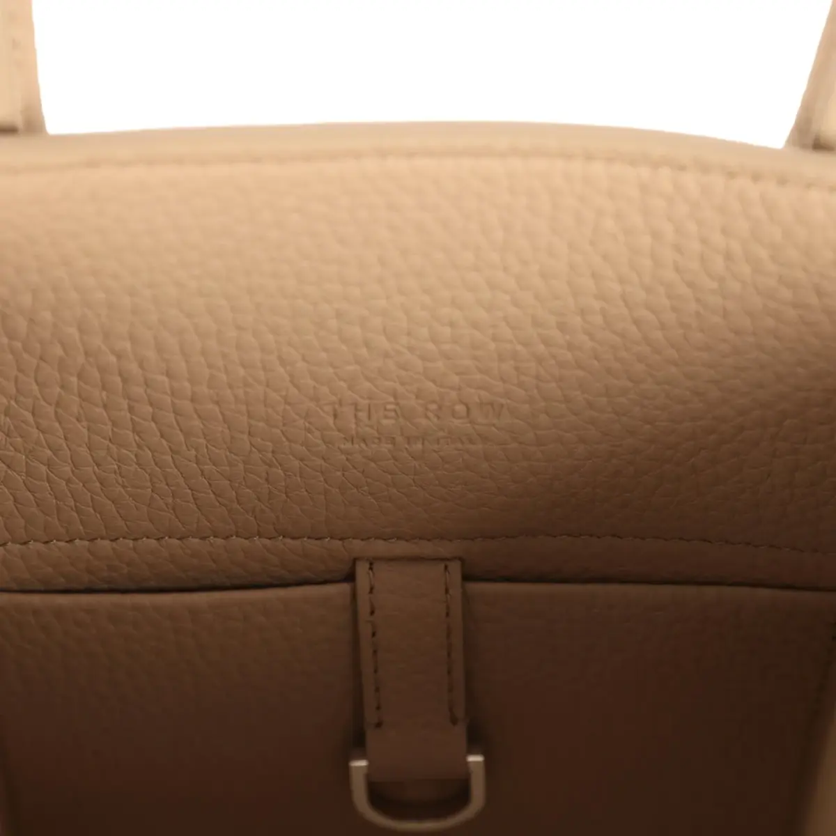 The Row The Row Soft Margaux 10 Bag Dark Taupe Calfskin Silver Hardware | Thumbnail 8 The Row The Row Soft Margaux 10 Bag Dark Taupe Calfskin Silver Hardware | Thumbnail 8