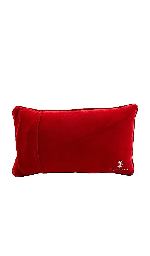 Furbish Studio Check It Twice Needlepoint Pillow | Thumbnail 2