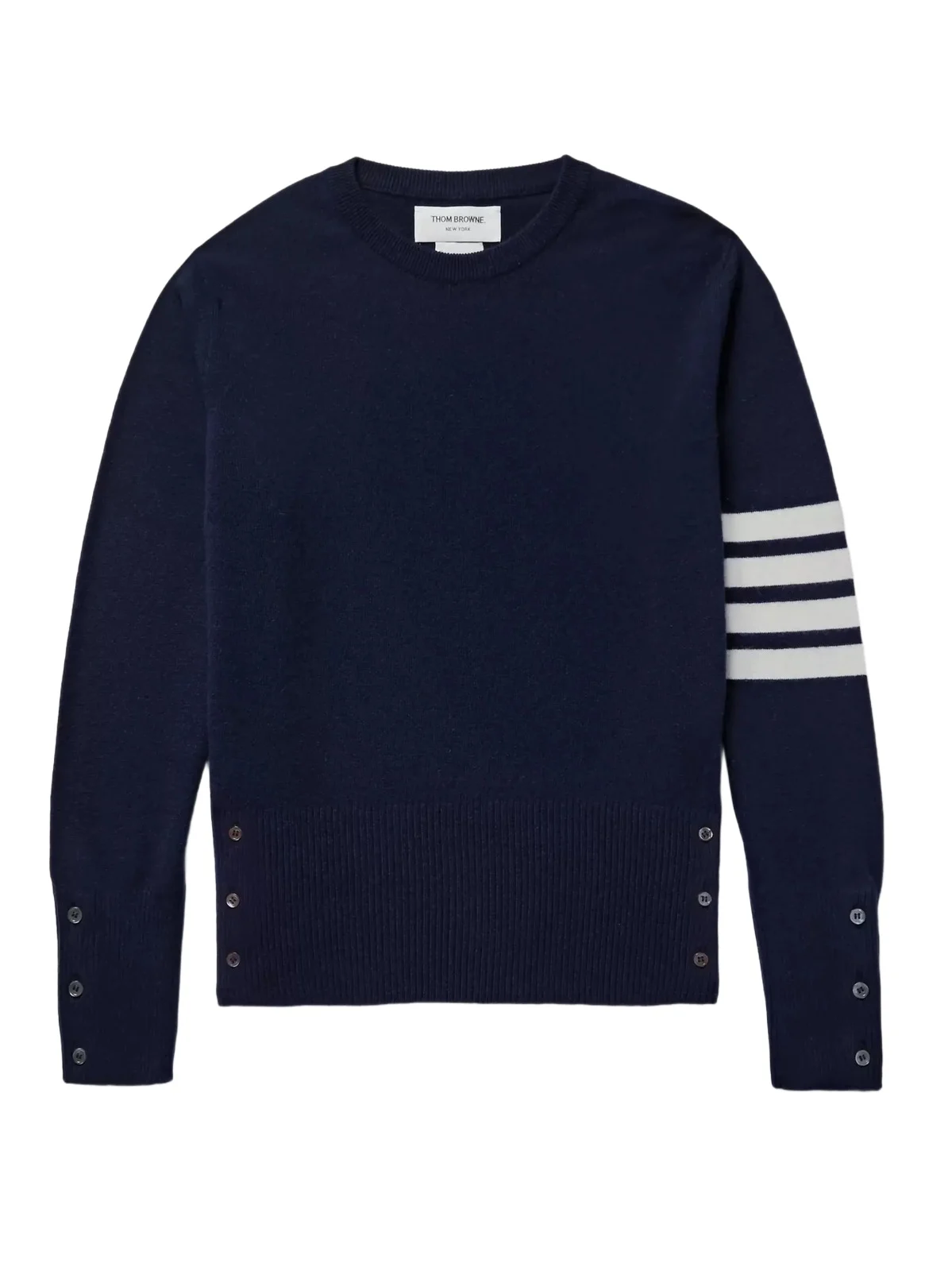 Slim-Fit Striped Cashmere Sweater - Men Slim-Fit Striped Cashmere Sweater - Men