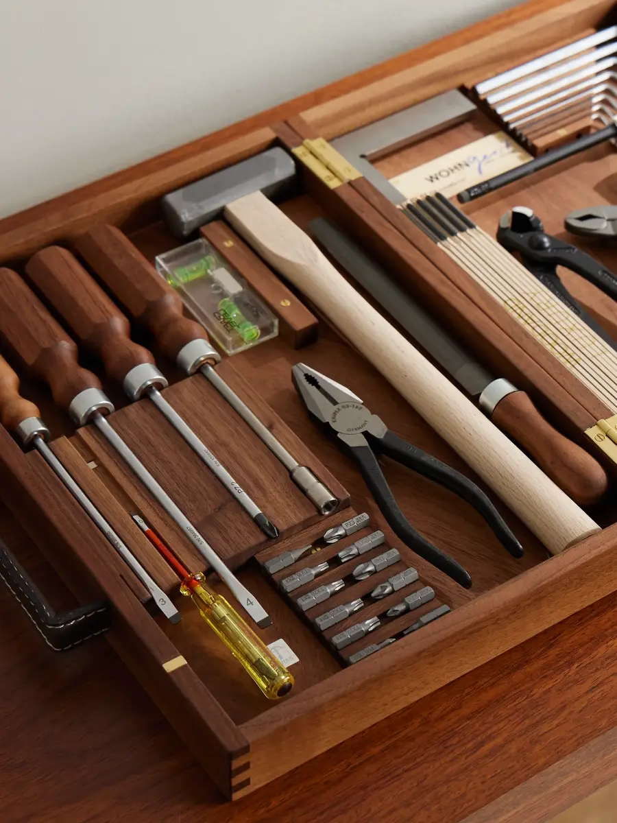 WohnGeist Swiss Leather-Trimmed Wooden Toolkit - Men | Thumbnail 4 WohnGeist Swiss Leather-Trimmed Wooden Toolkit - Men | Thumbnail 4