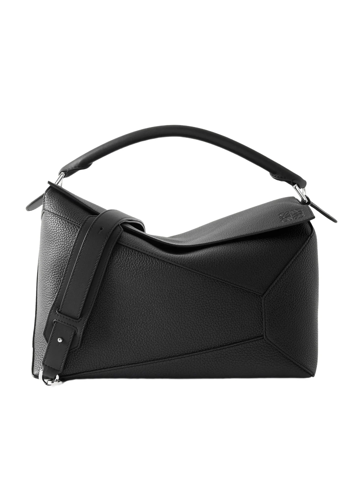 Puzzle Edge Large Logo-Debossed Full-Grain Leather Messenger Bag - Men Puzzle Edge Large Logo-Debossed Full-Grain Leather Messenger Bag - Men