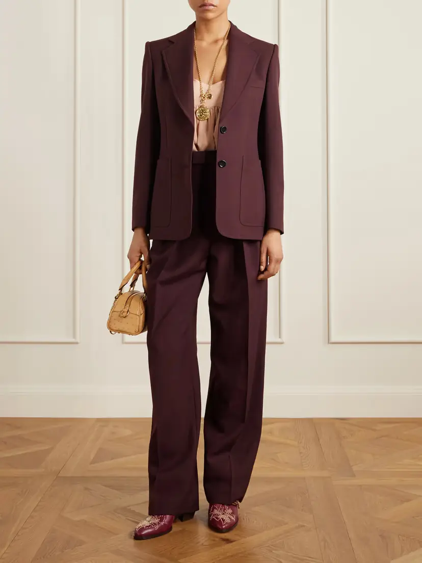 Chloé Wool-gabardine Blazer | Thumbnail 2