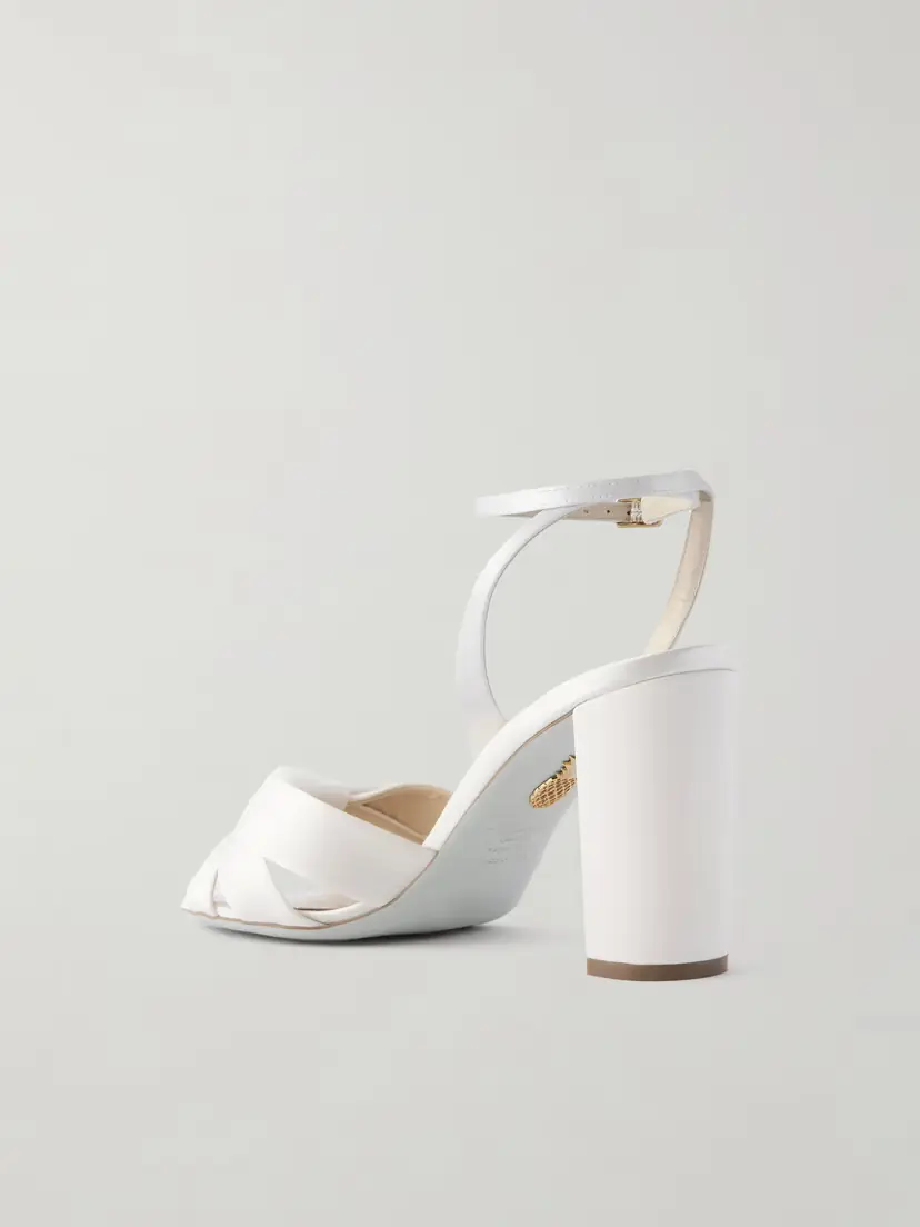 Aquazzura Nina 85 Satin Sandals | Thumbnail 3 Aquazzura Nina 85 Satin Sandals | Thumbnail 3