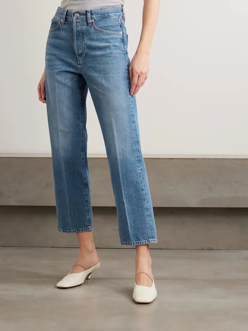 Frame The Vertical Crop High-rise Straight-leg Jeans | Thumbnail 3 Frame The Vertical Crop High-rise Straight-leg Jeans | Thumbnail 3