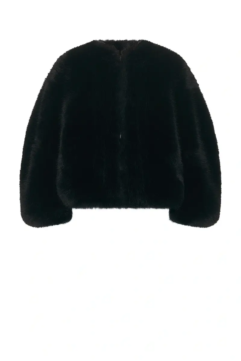 HAELO Long Hair Faux Fur Bomber | Thumbnail 7 HAELO Long Hair Faux Fur Bomber | Thumbnail 7