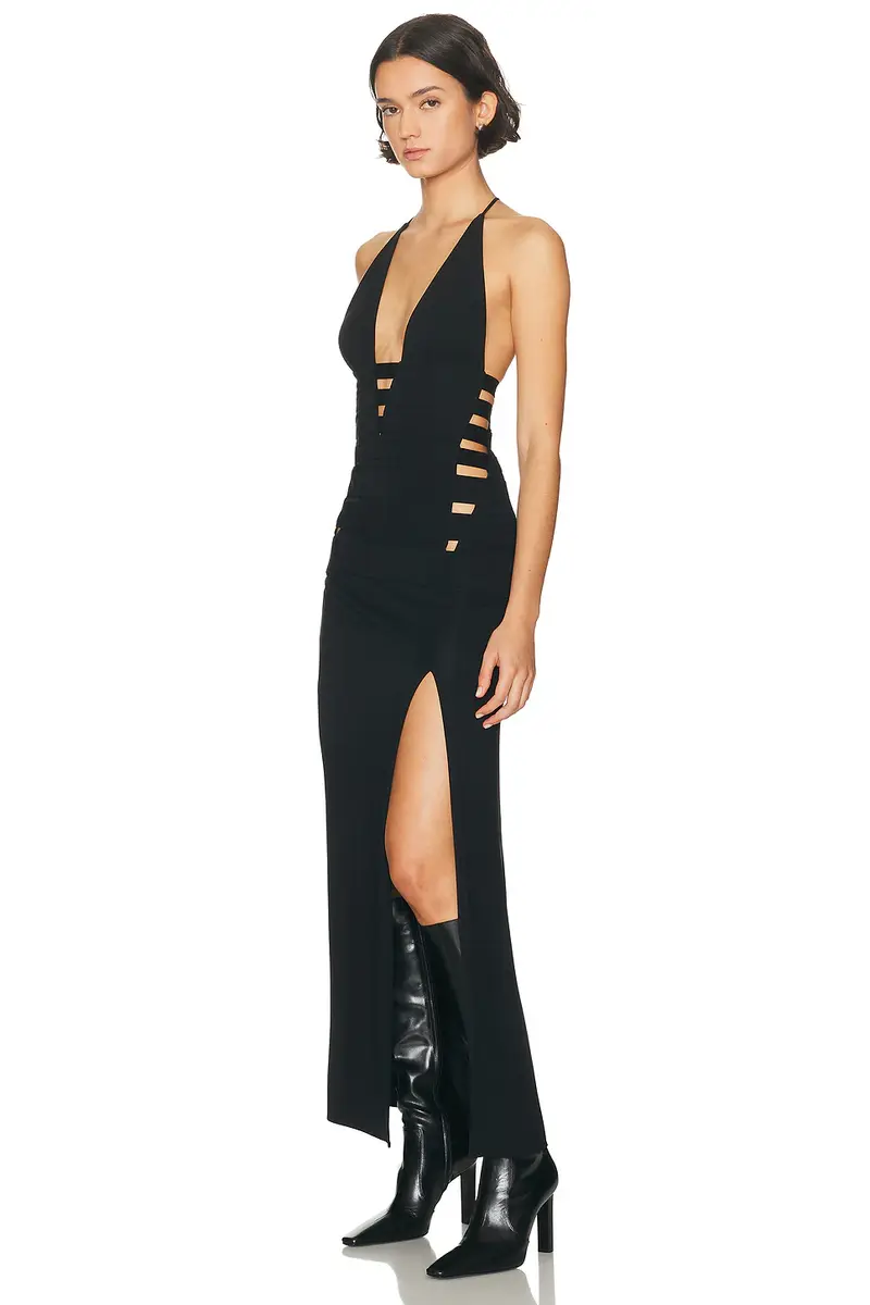 HAELO Deep-v Brace Dress | Thumbnail 4 HAELO Deep-v Brace Dress | Thumbnail 4