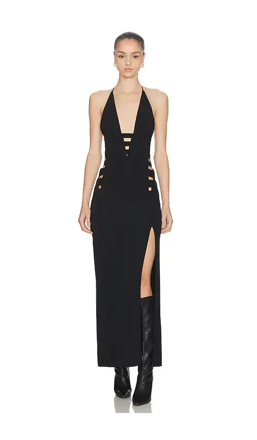 HAELO Deep-v Brace Dress | Image 1 HAELO Deep-v Brace Dress | Image 1