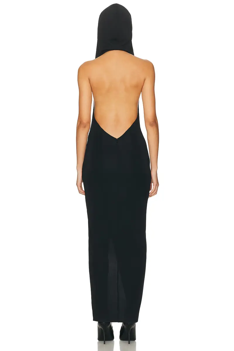 HAELO Hooded Draped Dress | Thumbnail 6 HAELO Hooded Draped Dress | Thumbnail 6
