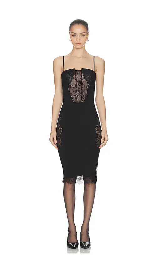 HAELO Collage Corset Dress