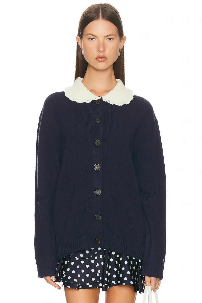 Sandy Liang Koda Cardigan | Image 1 Sandy Liang Koda Cardigan | Image 1