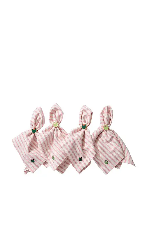 Frasier Sterling Olive You Dinner Napkin Set Of 4 | Thumbnail 2 Frasier Sterling Olive You Dinner Napkin Set Of 4 | Thumbnail 2