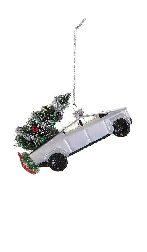 Festive Cyber Truck Ornament
